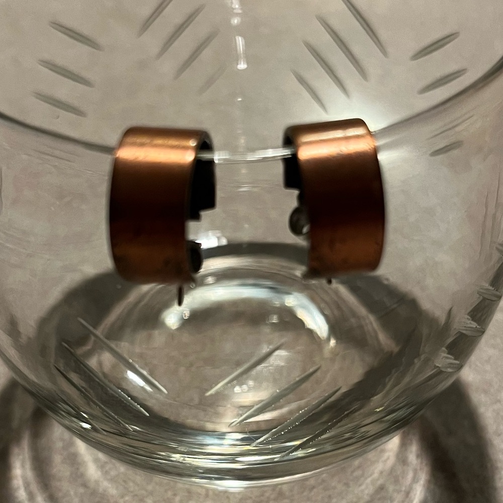 Copper hoops